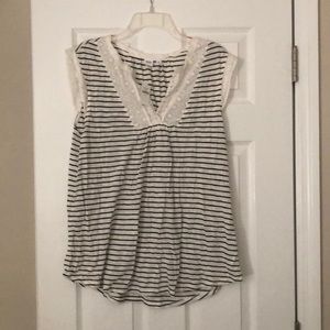 Gap striped sleeveless top